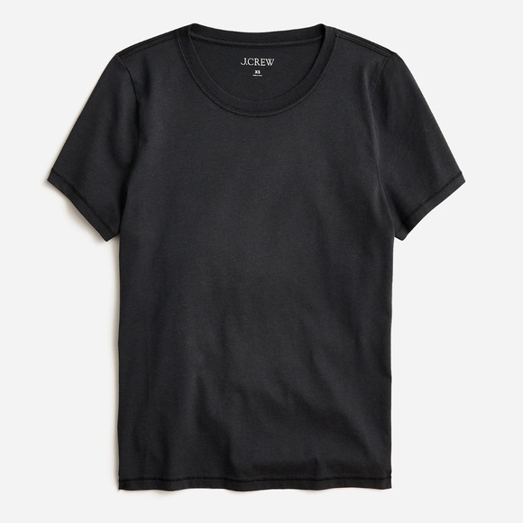 J. Crew Tops - New JCREW Pima Cotton Slim-Fit T-Shirt Charcoal Black $45 BY407